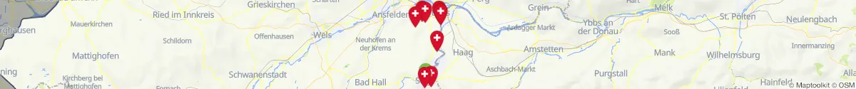 Map view for Pharmacies emergency services nearby Hargelsberg (Linz  (Land), Oberösterreich)